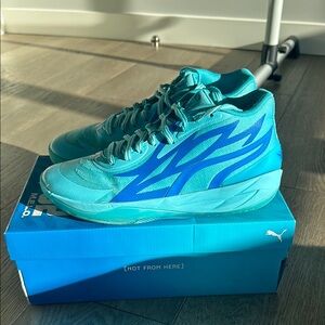 Puma MB.02 rookie of the year basketball shoes.